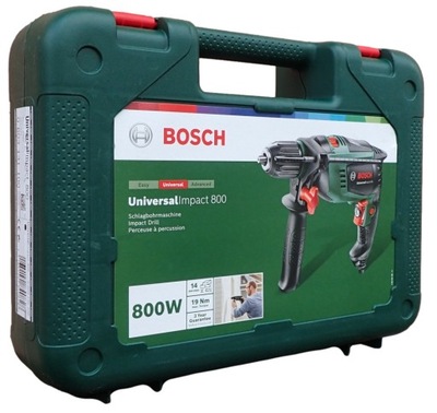 Bosch UniversalImpact 800 - Wiertarka Udarowa 800W Walizka