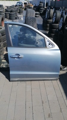 Дверь правый перед santa fe ii голубой фото №1