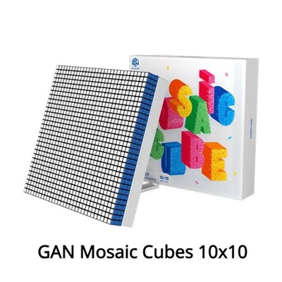 GAN Mosaic Cube 10*10 , GAN 10x10 Puzzle Cube 6X6 Cube Creative Building