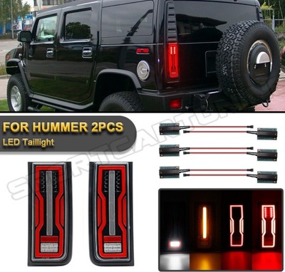 FAROS PARTE TRASERA DIODO LUMINOSO LED HUMMER H2 2003-2009  