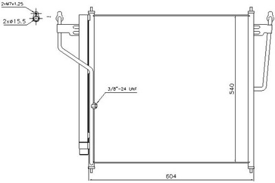 KONDENSATORIUS KONDICIONAVIMO INFINITI QX56 NISSAN TITAN 