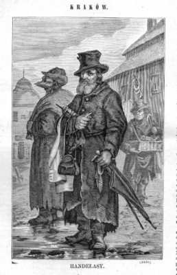 Kraków. Handełasy 2430, drzeworyt 1873