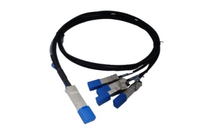 kabel Amphenol QSFP To 4x SFP1.5 AMP DELL 4Y04W