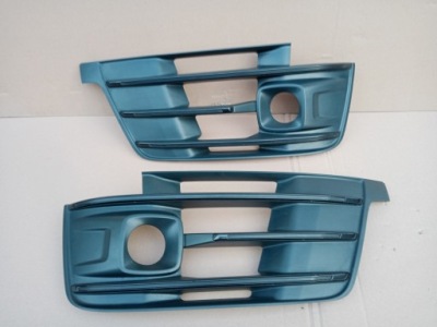 Audi q7 s-line правая левая решётка бампера комплект фото №1