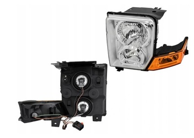 Лампа левая фара версия usa tyc jeep commander xk 2006-2010 фото №1