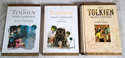 Tolkien TRYLOGIA Władca Pierścieni Drużyna Pierścienia Dwie Wieże Powrót