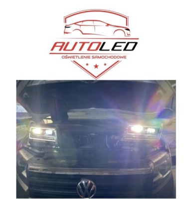 Vw crafter лампи full led + адаптери з h7 na led man rge з h7 na full led фото №1