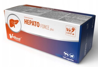 Hepatoforce PLUS 30szt Wątroba PSY KOTY 30szt