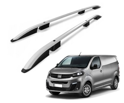 Fiat scudo 2022+ short l1 рейлінги дахові багажник mocne фото №1
