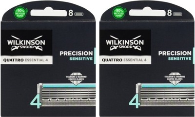16x Wkłady Nożyki WILKINSON Quattro Essential 4 Precision Sensitive