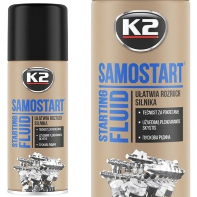 K2 Samostart silnika działa do -54'C 400ml