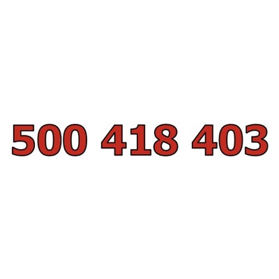 500 418 403 ZŁOTY ŁATWY PROSTY NUMER STARTER ORANGE KARTA SIM PREPAID GSM