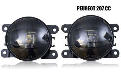 PEUGEOT 207 CC 2005-2007 FAROS FAROS ANTINIEBLA PARTE DELANTERA DIODO LUMINOSO LED JUEGO 09270157  