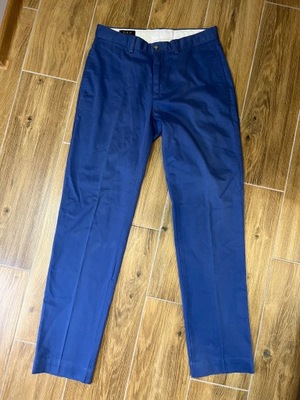 Spodnie chinosy Ralph Lauren niebieskie 30 32