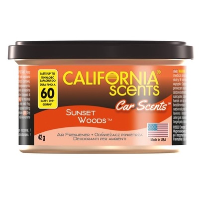 КЛАПАН ZAPACHOWA SUNSET WOODS 42G ODŚWIEŻACZ ВОЗДУХА - CALIFORNIA SCENTS