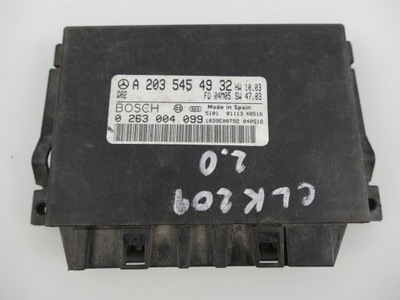 Mercedes w209 w203 модуль датчиків pdc блок керування фото №1