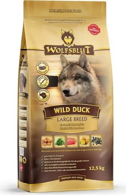 Wolfsblut Adult Large Wild Duck Karma sucha z kaczką op. 12,5kg