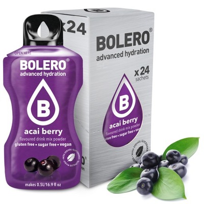 Bolero Sticks 24x3g | Acai Berry Jagody Acai