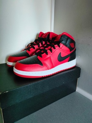 Buty Nike Air Jordan 1 BG Bred Toe 36-46 R.44 - 9618208294