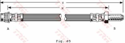 CABLE DE FRENADO FLEXIBLES RENAULT SAFRANE 92-00 P  