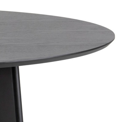 Stół okrągły WAX kolor czarny 140x76 actona - TABLE/DINING/ACT/WAX/OAK+BLAC