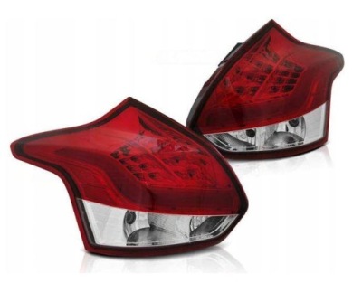 Лампы светодиодный ford focus 3 11-14 hb red white led фото №1