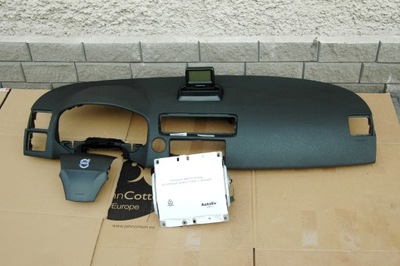 Панель приладів консоль з навігація volvo v50 s40 ii black фото №1