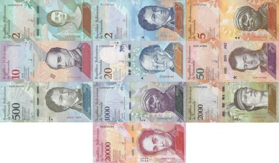 Wenezuela - Zestaw Bolivares - 2014-18 - St.1