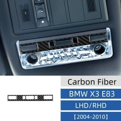 PARA BMW X3 E83 2006-2010 DE PUERTA CON FIBRAS DE CARBÓN SOPORTE CENTRUM STE~14764  