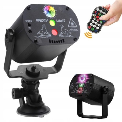 Światła Sceniczne LED Projektor Laserowy RGB Disco