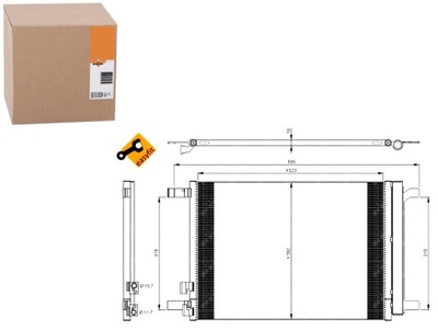 КОНДЕНСАТОР NRF 5Q0816411AJ 5Q0816411N 5Q0816411M