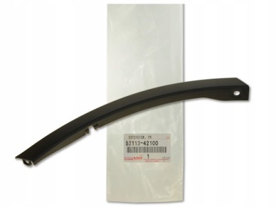 Toyota rav4 iv 13- молдинг бампера лівий перед фото №1