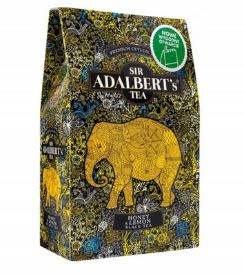 HERBATA ADALBERT'S HONEY & LEMON BLACK TEA