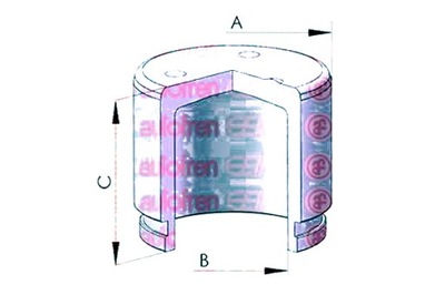 Autofren поршень гальмівний chevrolet перед epica e фото №1