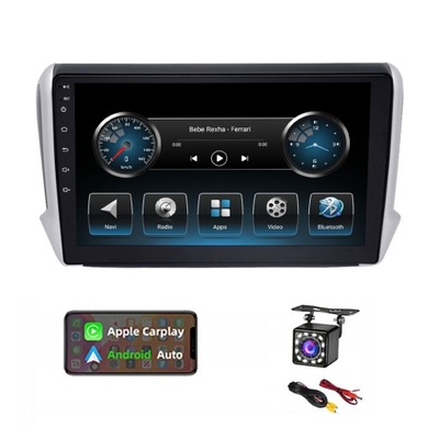 RADIO 2DIN ANDROID12 PEUGEOT 2008 6GB 128GB GPS  