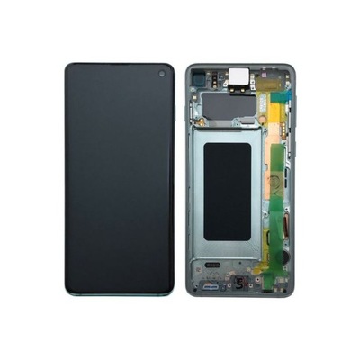 WYŚWIETLACZ LCD SAMSUNG S10 G973 GREEN ORYG AMOLED