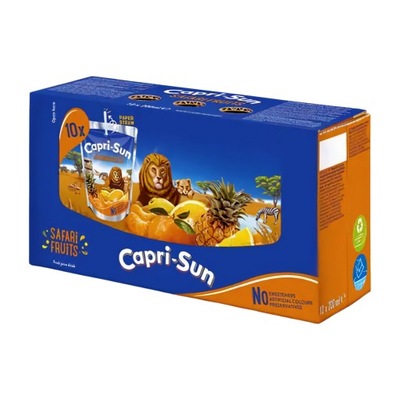Capri Sun Safari Fruits 10 sztuk x 200 ml