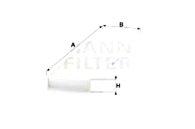 MANN-FILTER CU 4436 FILTR, ВЕНТИЛЯЦІЯ СТОРОНИ PASAZERSKIEJ 