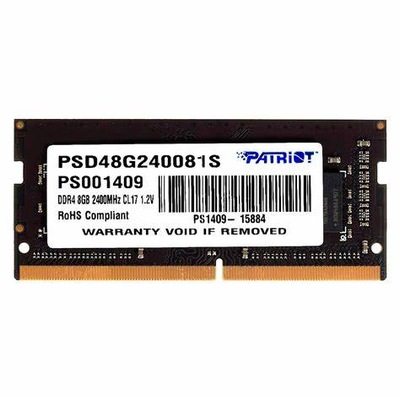 PAMIĘĆ RAM PATRIOT 8GB PC4-2400MHZ SODIMM