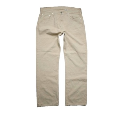 Levi's 501 vintage spodnie beżowe jeansy dżins regular 38 | 96cm