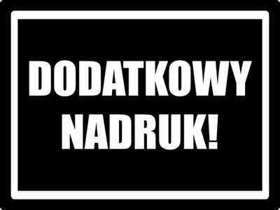 DODATKOWY NADRUK Z DRUGIEJ STRONY PODUSZKI