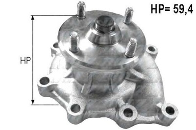 Dolz насос wody kia carnival 2.9 crdi 03-05 dolz фото №1