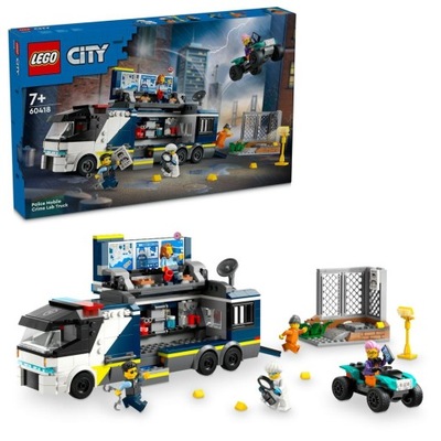 LEGO City 60418 Rendőrségi Mobil Bűnügyi Laboratórium