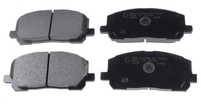 Гальмівні колодки гальмівні передні lexus rx300 00-03, rx350 06-08, toyota highlander фото №1