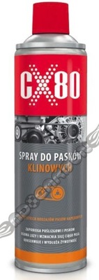 CX80 Spray do pasków klinowych konserwuje pasek