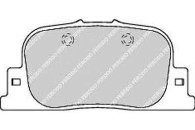 Ferodo комплект гальмівних колодок ham. задня toyota camry, priu фото №1
