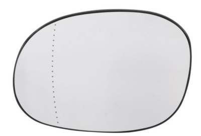 Peugeot 1007 206 206+ вкладыш стекло зеркало левый фото №1