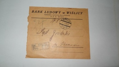 Bank Ludowy - Wiślica - 1939