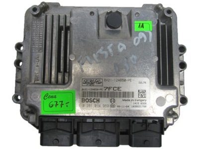 FORD FIESTA КОМПЬЮТЕР БЛОК УПРАВЛЕНИЯ 0281014989 8V21-12A650-PE 7FCE