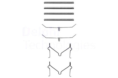 DELPHI JUEGO DE MONTAJE ZAPATAS PARTE DELANTERA TOYOTA HILUX 3 HILUX IV HILUX  